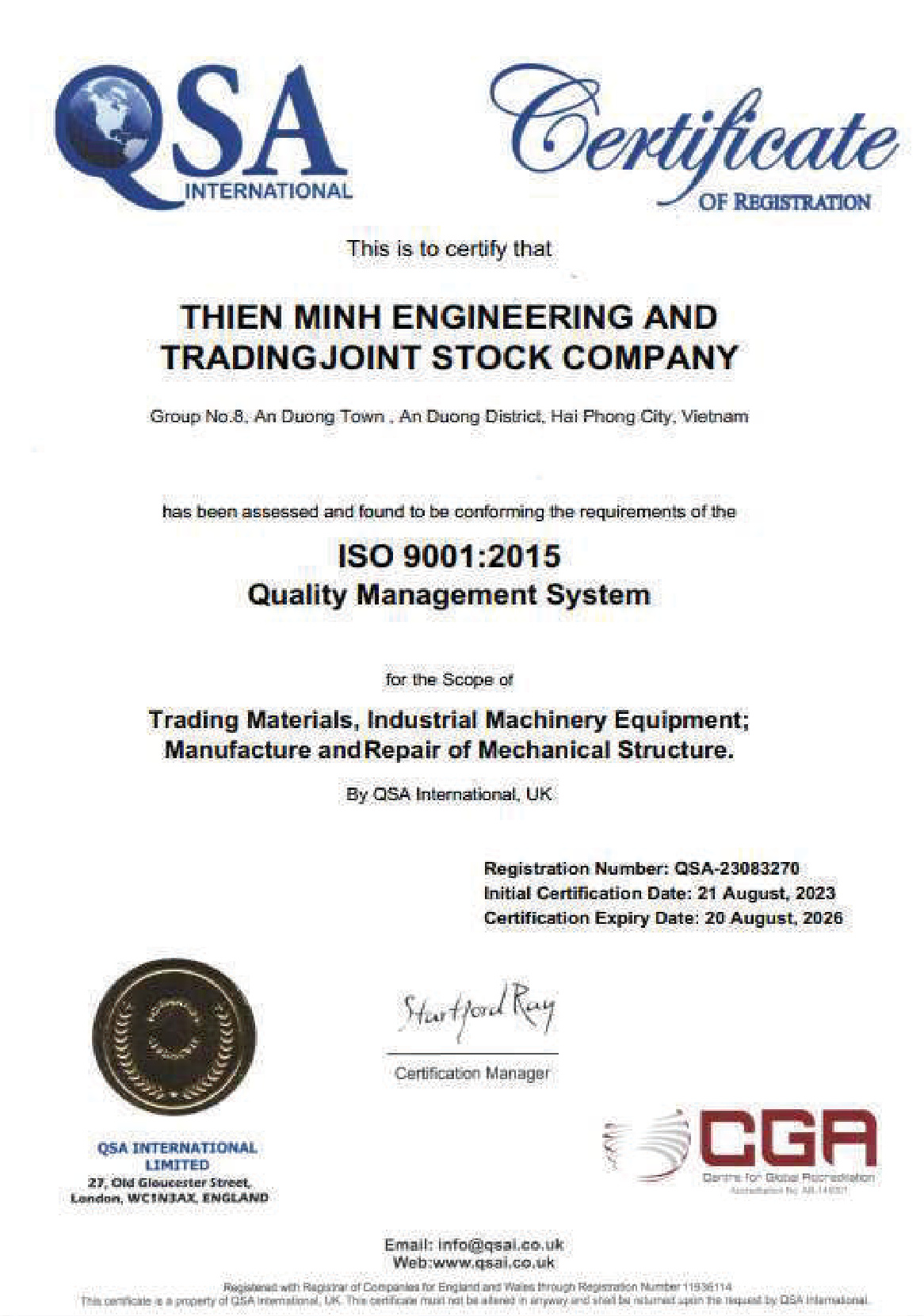 ISO 9001:2015